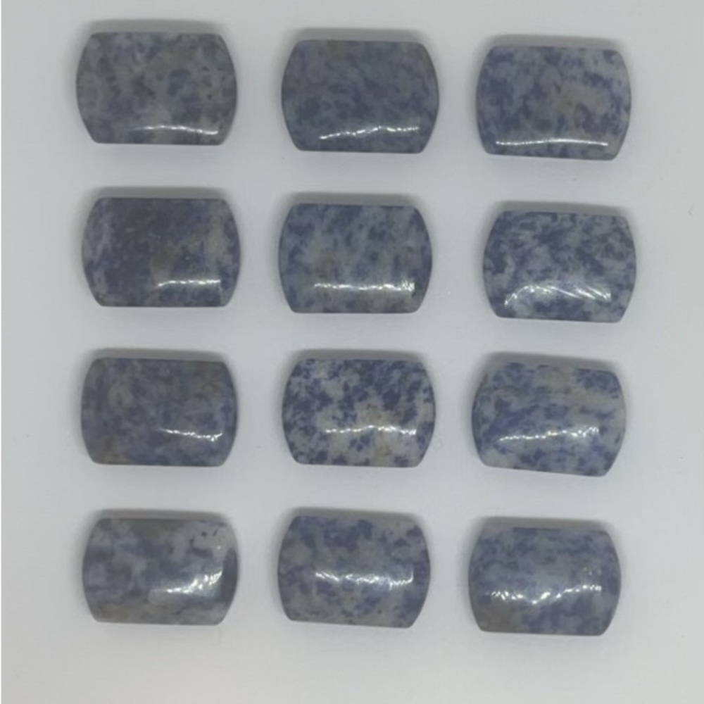 Sodalite Rectangle Beads Lot of 12